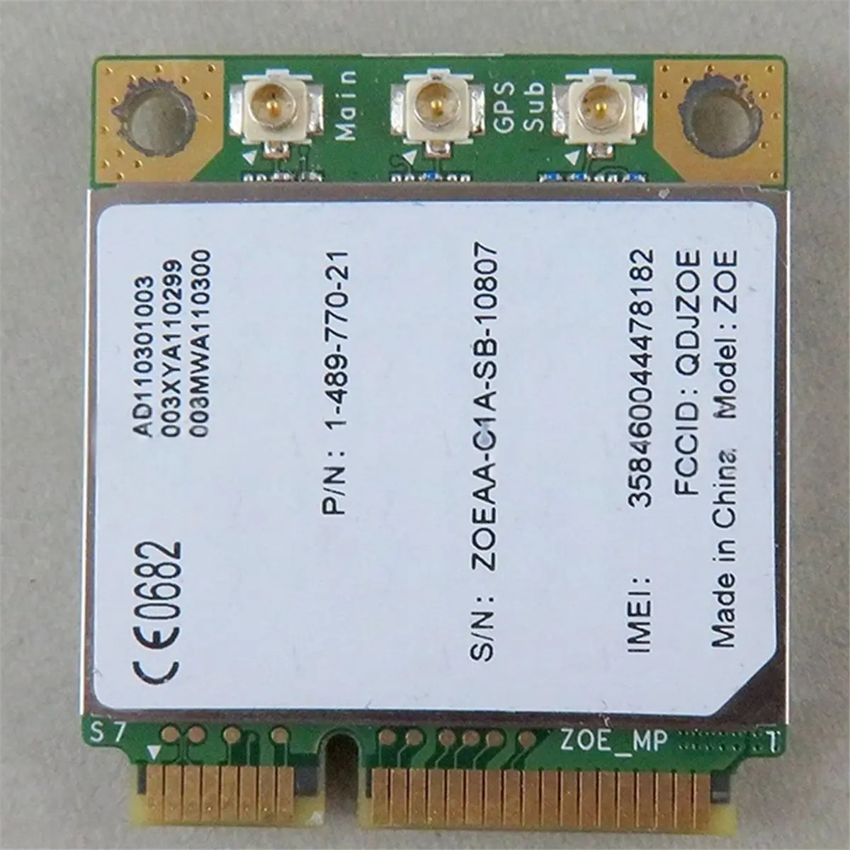 (A26M) PS1000 게임 콘솔 네트워크 카드 내부 마더보드용 PS Vita 1000용 3G 네트워크 모듈 3G 네트워크 카드 교체