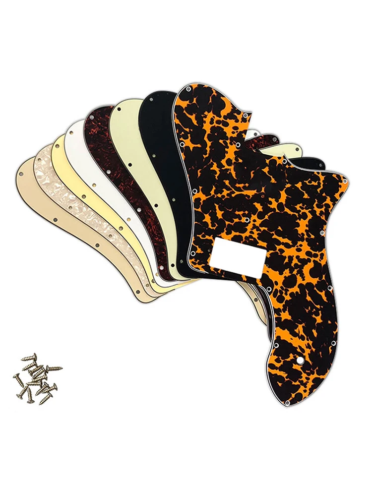 

XinYue Custom Parts - For US FD 72 Tele Deluxe Reissue Guitar Pickguard With 1 PAF Humbucker Replacement Multicolor Choice