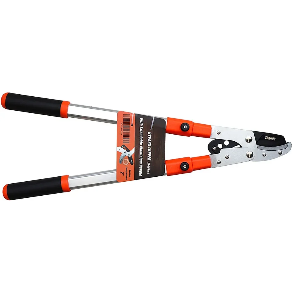 Extendable Anvil Loppers Tree Trimmer With Compound Action,Chops Thick Branches Ease,28-40'' Telescopic Heavy Duty Branch Cutter 5