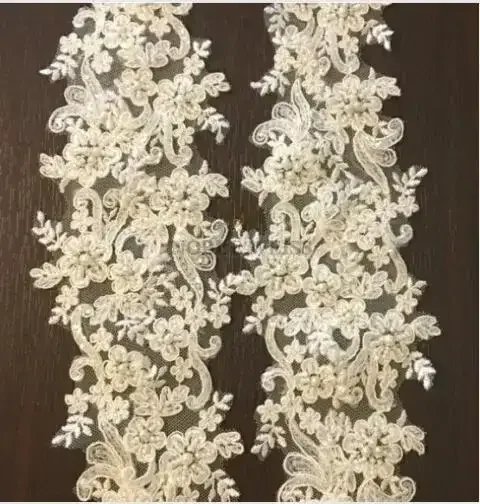Wedding Shawl Beaded Appliques Removable Shoulder Straps for Strapless Dress
