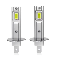 Ultra - Bright H1 LED Headlight with CANBUS Compatibility and CSP Technology - 6000K Spotlight Fog Lamp (6000K 2PCS)