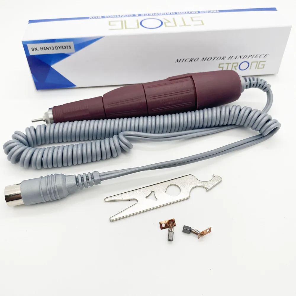 Micromotor Handpiece 102LN 45000RPM For Strong 210 90 204 207 Marathon Control Box Electric Manicure Drill Pen Manicure Handle electric nail drill electric nail grinder electric motor