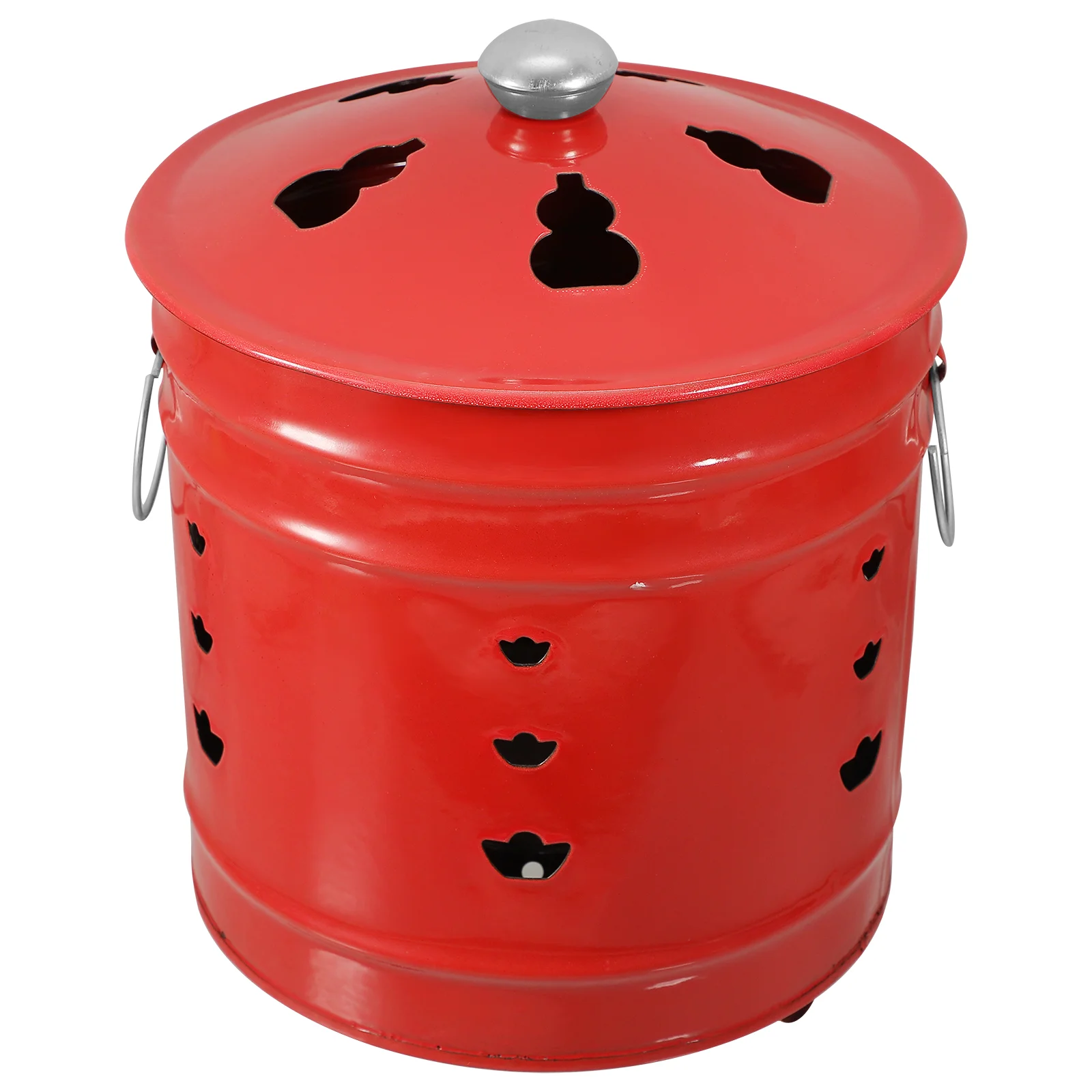 

Burn Incinerator Fire Barrel Cage Pit Burning Can Bin Yard Garden Bucket Waste Outside Barrels Metal Bonfire Paper Leaves