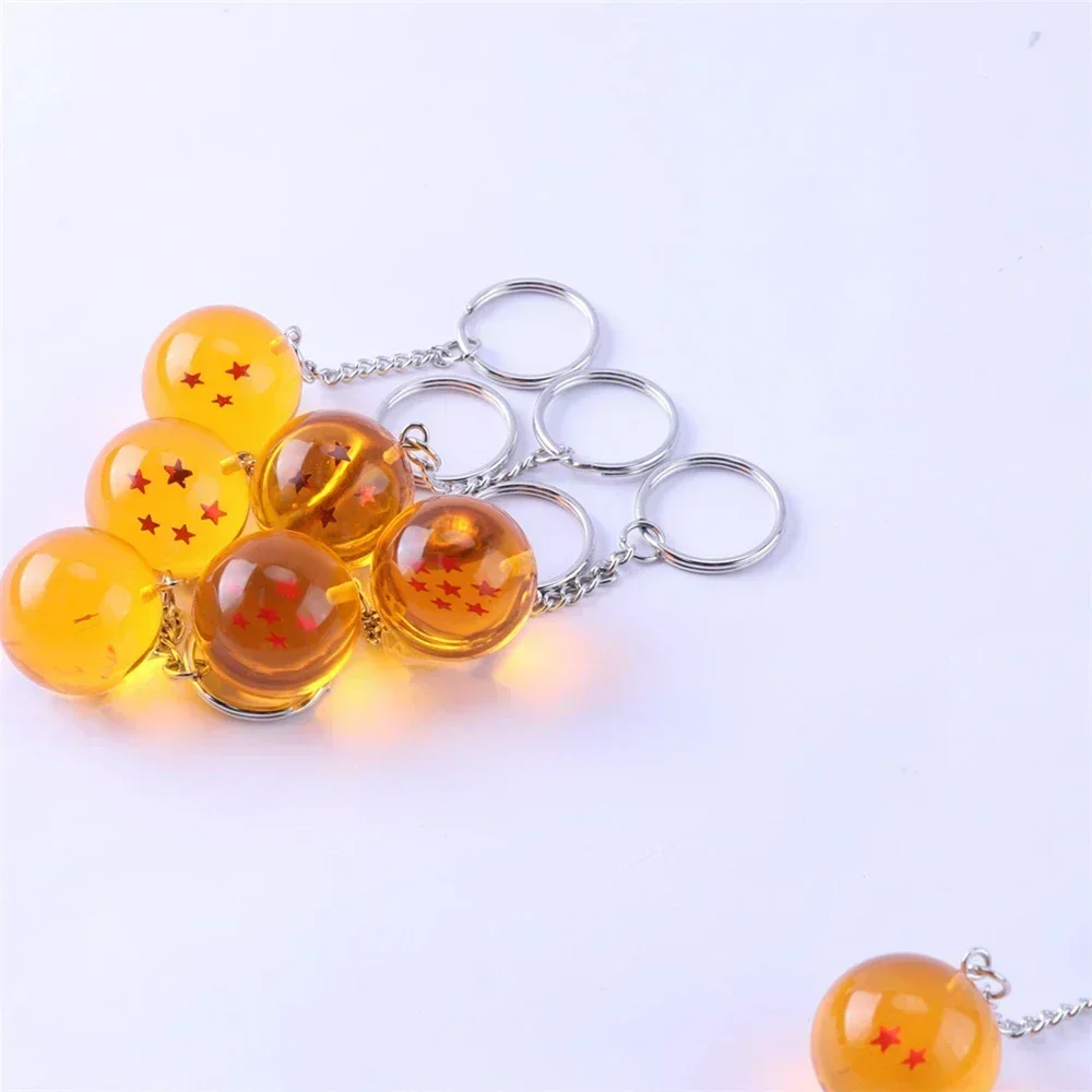 

Japanese Anime Dragon Balls Z 1-7 Stars Keychain Dragon Ball Figures Toys Pendant Car Keyring Party Gifts Cosplay Props Jewelry
