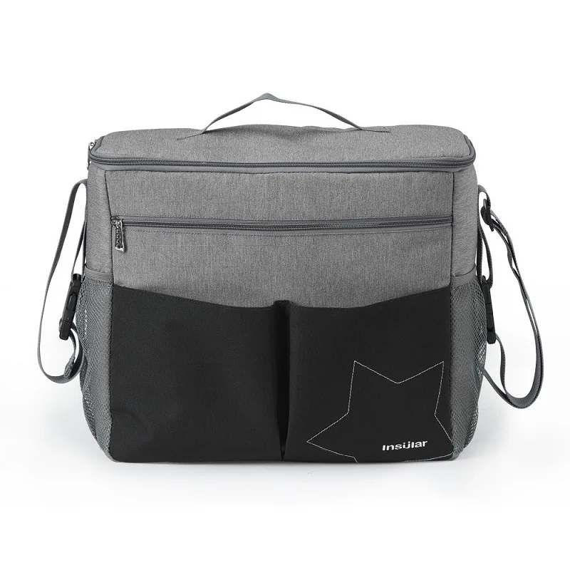 LazyChild Multifunctional Waterproof Mommy Bag Large-capacity Lightweight Backpack Portable Mother-infant Bag Stroller Out Bag