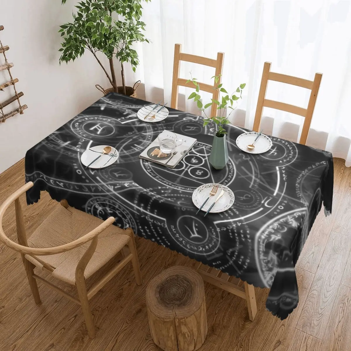 Viking Runes 1 Table Cloth Desks Placemat Table Tablecloth For Table Wedding Table Decoration