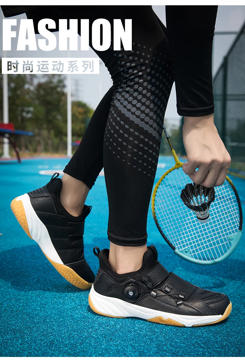 Description Picture 4 of item2023 New Universal Professional Badminton Shoes Light Tennis Shoes Large 36-46 Comfortable Anti-slip Volleyball Sneakers Men