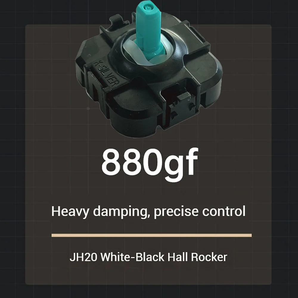 Game Joystick 2PCS TMR FOR Mechanic Hall Hot Swap Joystick JH20 Multiple Tactile Options Compatible G6Pro G5Pro V2 Game Controller