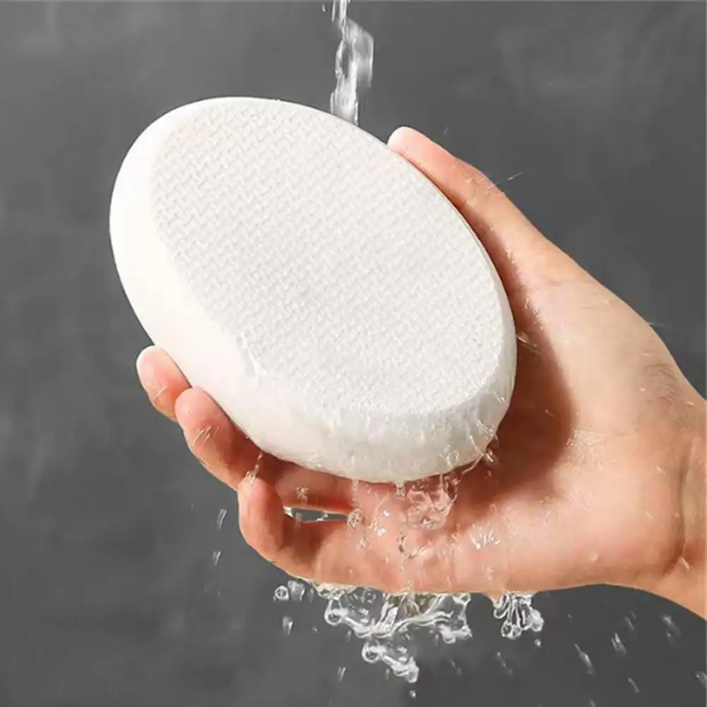 Back Lotion Applicator with Replaceable Cotton Pads Even Coverage Applicator with Curved Handle Back Feet Cleaning Bath Scrubber 4