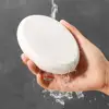 Back Lotion Applicator with Replaceable Cotton Pads Even Coverage Applicator with Curved Handle Back Feet Cleaning Bath Scrubber 4