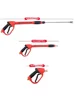 3-in-1 High Pressure Water Gun Kit, 3-Section Detachable, 1/4" Quick Connect, 5 Nozzles with Base, Fits M22-14/15 Thread 3