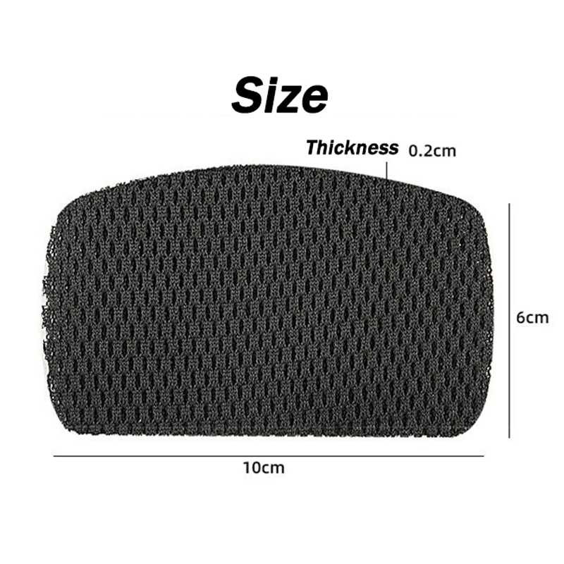 2/4/10Pcs Adhesive Mesh Sports Heel Cups Shoe Pads Patch For Sneakers Heel Protector Foot Care Mesh Repair Patches For Man Woman