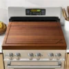 Stove Cover - Acacia Wood  Top Covers for Electric  and Gas  - Sink Cover RV  Top Cover 1