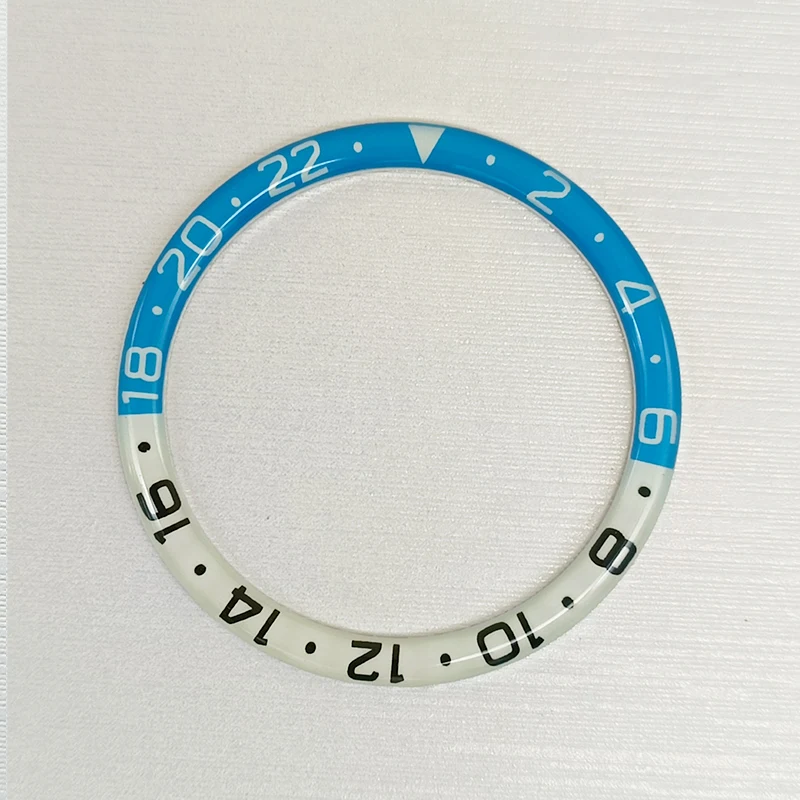 38mm SKX007 Flacher Harz-Aluminium-Lünetteneinsatz Blauer Leuchtring Passend für SKX007 SKX009 SRPD Uhrengehäuse Herren-Armbanduhr-Reparaturteile – Detail 17