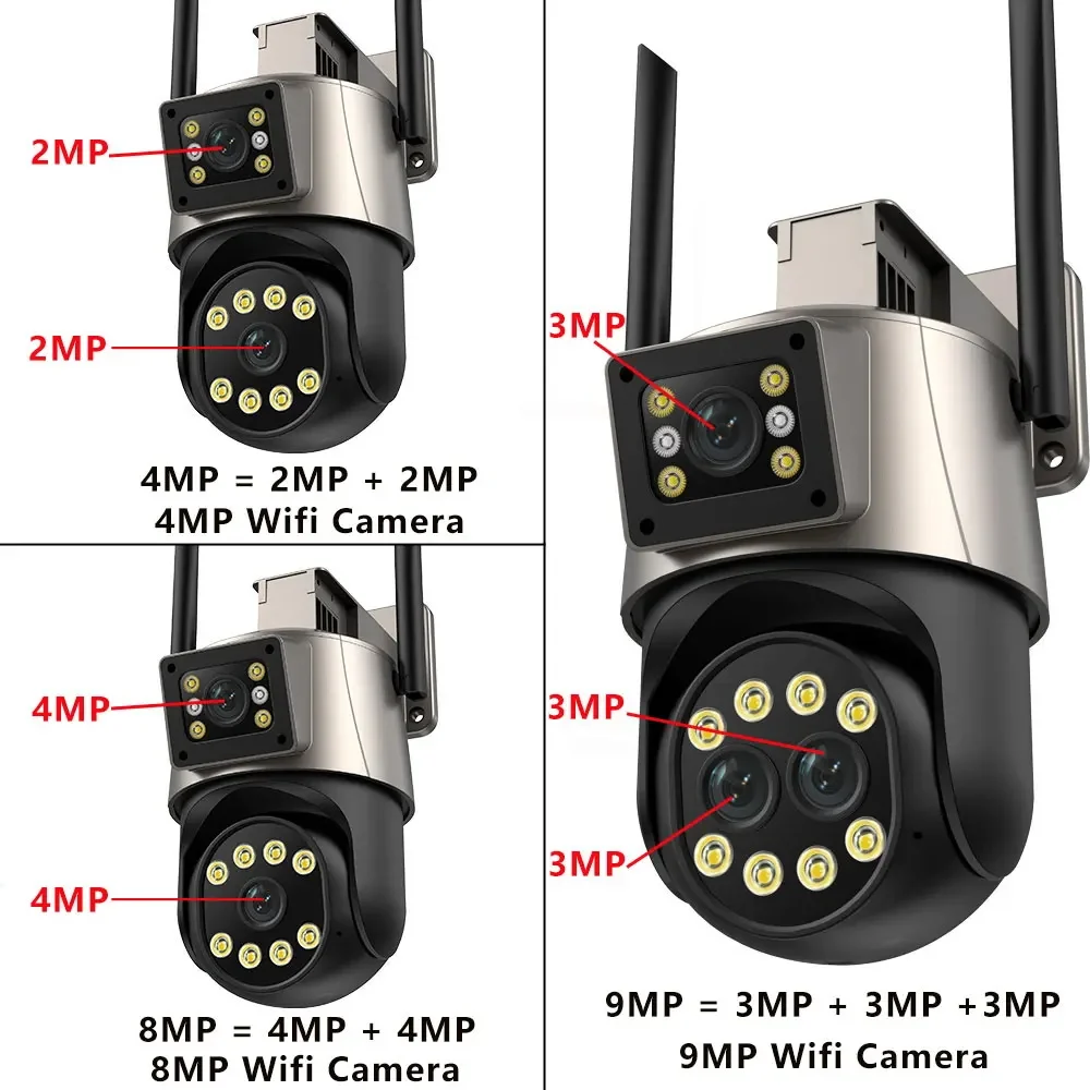 9MP WiFi Camera Outdoor Three Lens Dual Screen 8X Zoom Security Camera 4.5K 8MP Video Surveillance PTZ ICsee Alexa NVR Bluetooth 10 S302648f0a9cb4634b727d8cdd8036368e 9MP WiFi Camera Outdoor Three Lens Dual Screen 8X Zoom Security Camera 4.5K 8MP Video Surveillance PTZ ICsee Alexa NVR Bluetooth
