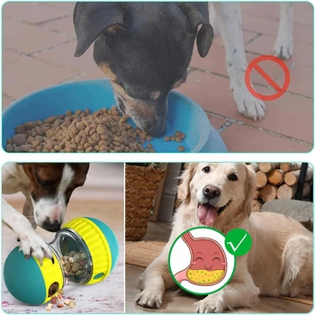 Interactive Dog Slow Feeder Toy Dog Puzzle Toys Food Dispenser for Medium Small Dogs Treat Dispensing Toy to Improve Digestion E 5