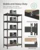 5-Tier Storage Shelves, Set of 2 Garage Storage, Boltless Assembly, Adjustable Shelving Units, 17.7 x 35.4 x 70.9 Inches, Load 4