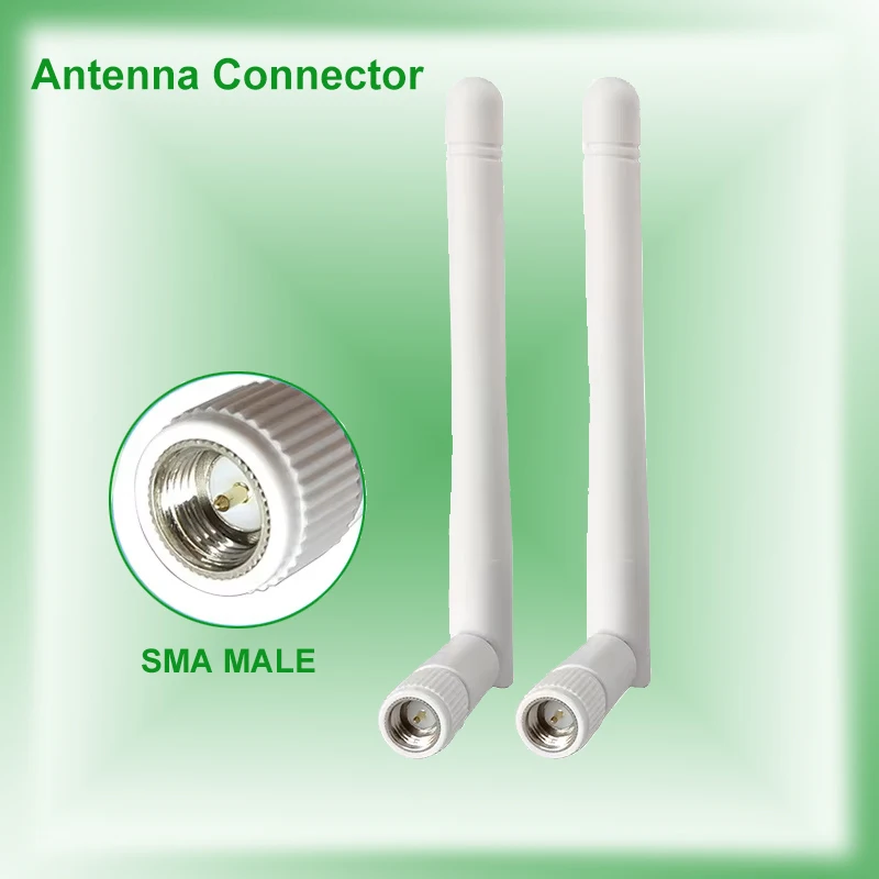 Eoth 5pcs 5.8GHZ 2.4GHZ 안테나 3dBi SMA 남성 20cm wifi 라우터 용 4 세대 소형 커넥터 케이블 zigbee bluetooth antene