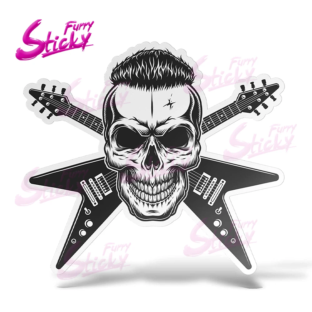 erreinge Sticker Punk IS Not Dead Teschio Adesivo Sagomato in PVC per Auto Lunotto Finestrino Moto Scooter Casco - cm 10