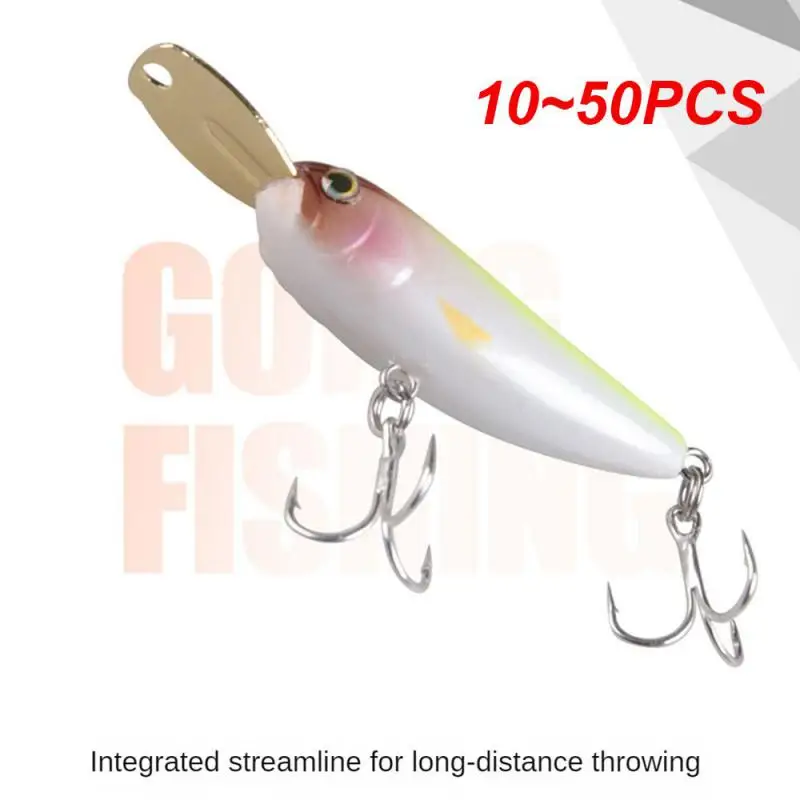 

10~50PCS Hard Baits Sinking Pencil Fishing Lure Illex Riser Bait Small Metal Lip Wobbler Jerkbait Minnow 40mm Fishing Bass Trout
