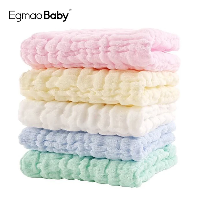 100% algodón toallas para bebés Muselina Toalla de baño para bebés Toallas  infantiles para recién nacido niña 6 capas Toallas de algodón ultra suave