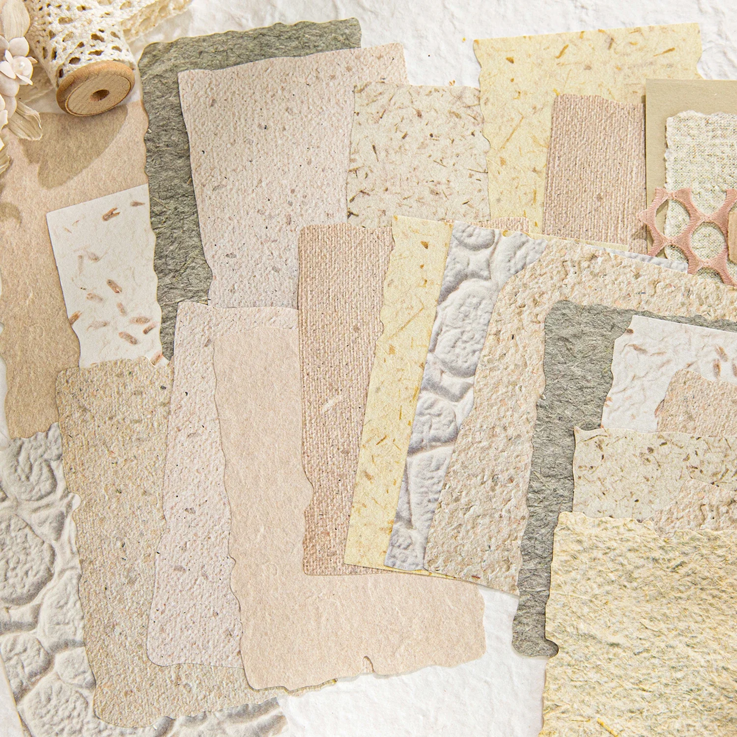 Journamm 28pcs/pack Vintage Special Paper DIY Scrapbooking Collage Materials Decor Junk Journal Aesthetics stationery Paper 5