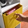 Folding Non-woven Fabric Storage Box With Handle Storage Basket Cube Bin For Children Toys Sundries Organizer Storage Bins 6