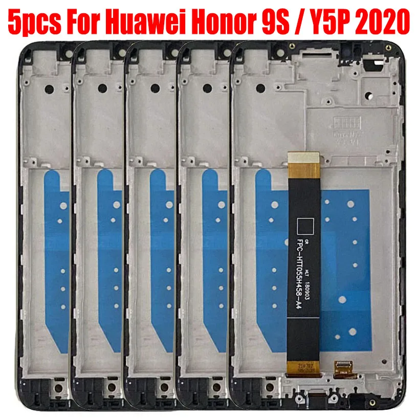

5pcs For Huawei Honor 9S DRA-LX9 DUA-LX9 LCD Display Matrix Pantalla For Y5P 2020 LCD with Touch Screen Digitizer Assembly Frame