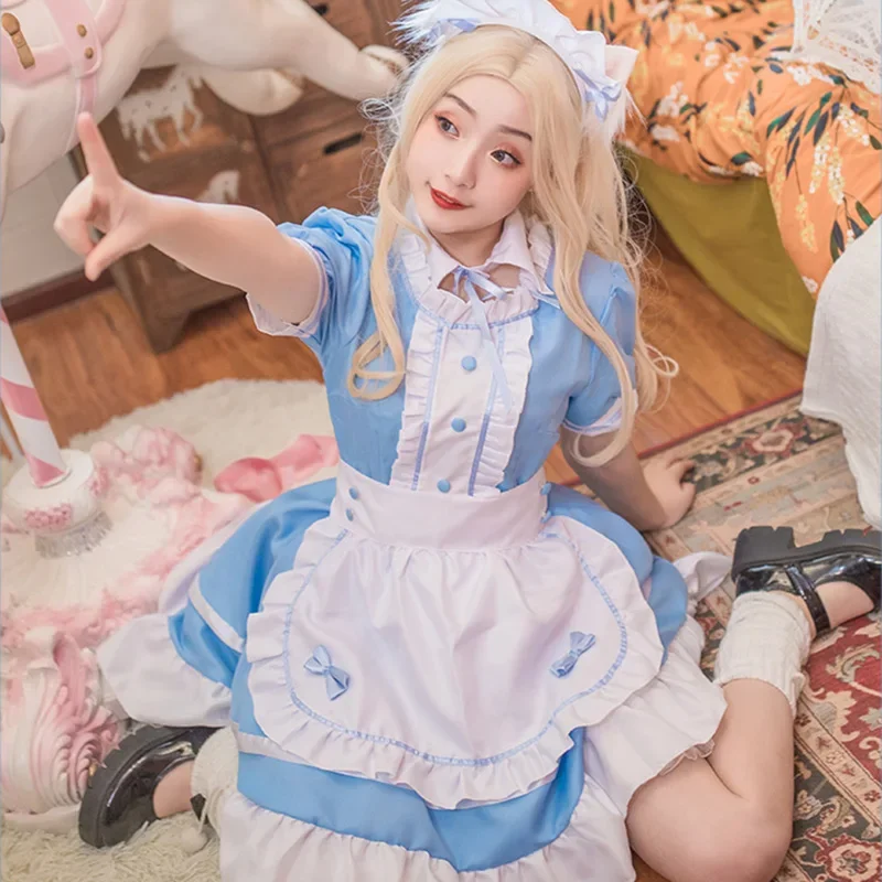 Retro Maid Cosplay Costumes Anime Lolita Kawaii Winter Coat Goth Clothes Women Plus Size lolita dress lolita suspender dress lolita cosplay costumes suspender dress lolita skirt lolita blouses gothic gowns