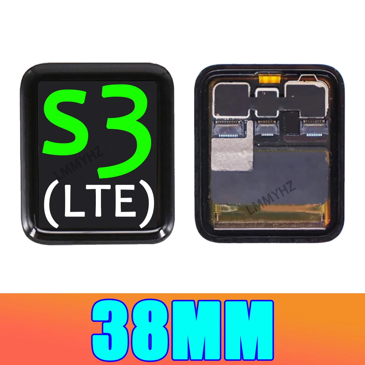 100% ׽Ʈ  AMOLED LCD,  ġ ø 3 , LCD ġ ũ ÷ Ÿ  ü, iWatch S3 LCD 42mm 38mm