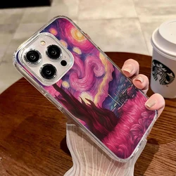 Van Gogh Starry Night Magnetic Clear Phone Case - Artistry in Protection - iPhone 15 Plus (TM - T3732)