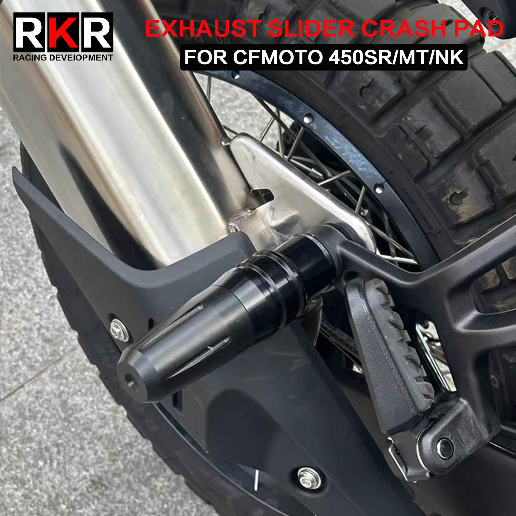 오토바이 배기 슬라이더 충돌 패드 CFMOTO 450SR 450SS 450SRS 4..