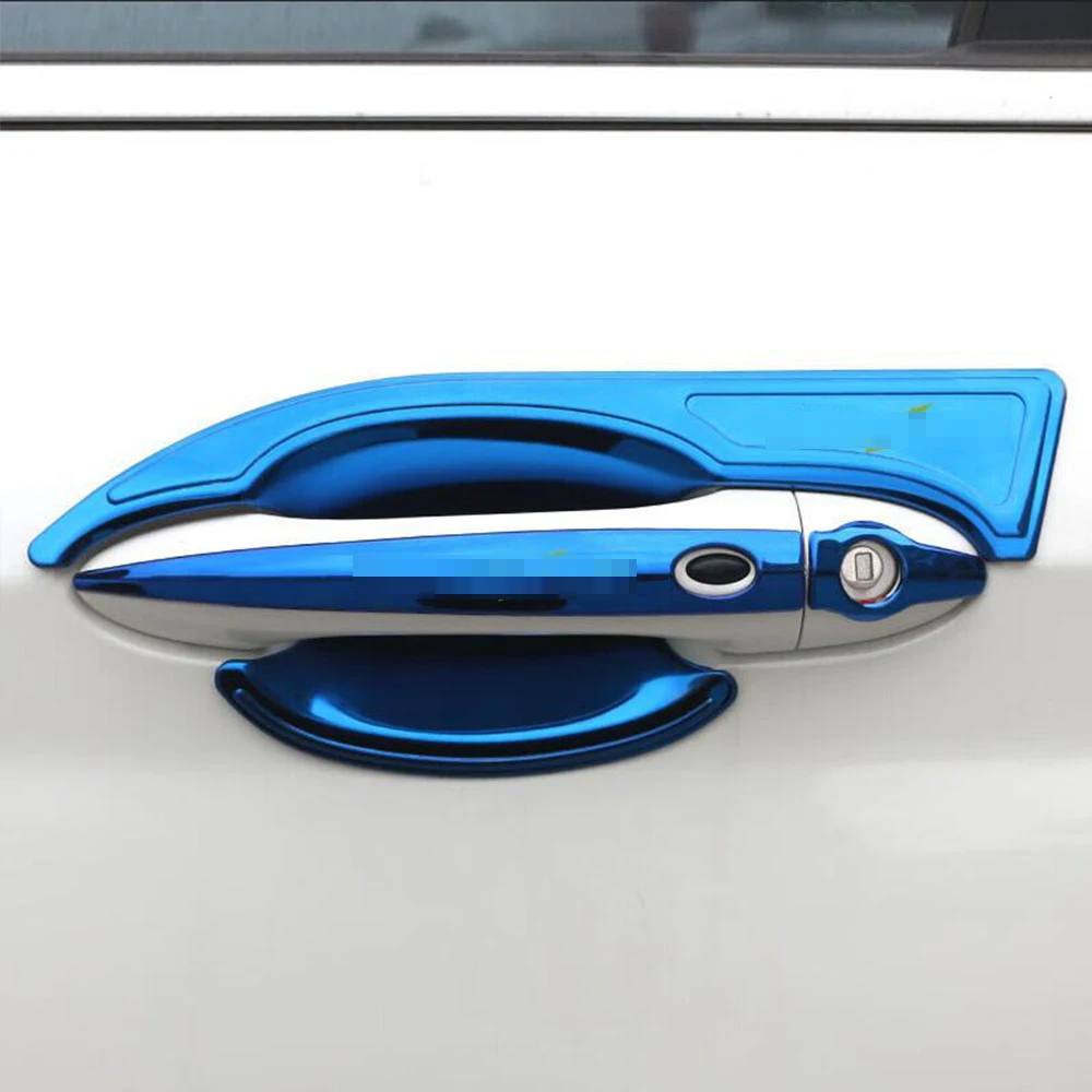 

For Jetour X70 2018 2019 2020 2021 Stainless Steel Car Body Door Handle Cover Bowl Frame Protector Trims Moulding Accessories