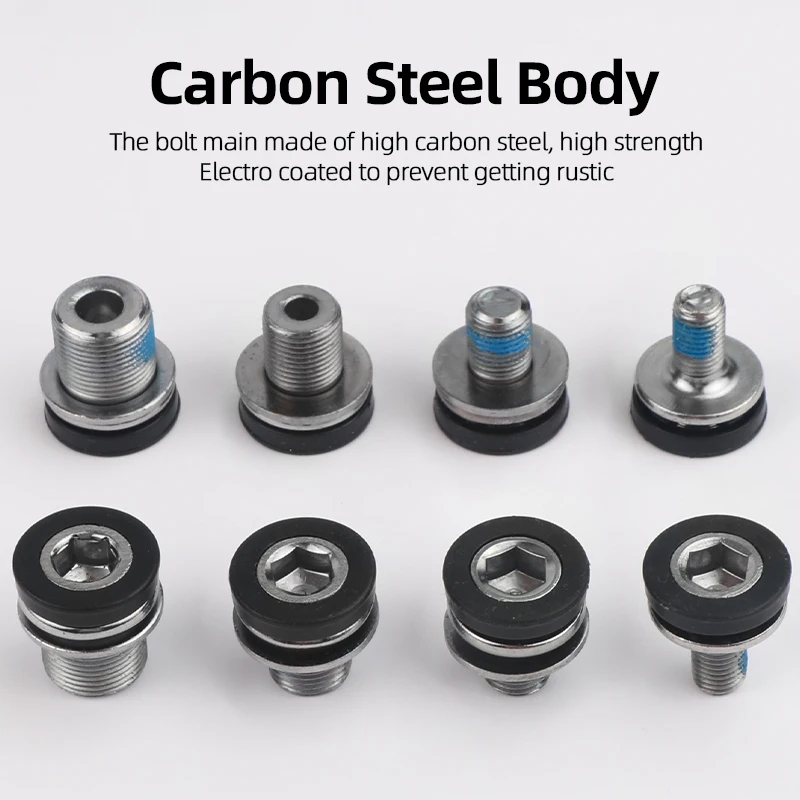 High-Performance Bicycle Crank Seal Bolts with Thread Lock & O-Ring