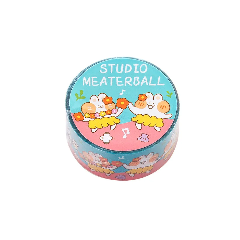 Sharkbang PET Transparent Cat Animal Scrapbooking Washi Adhesive Tape Planner Decorative DIY Tape Sticker Kawaii Stationery 5
