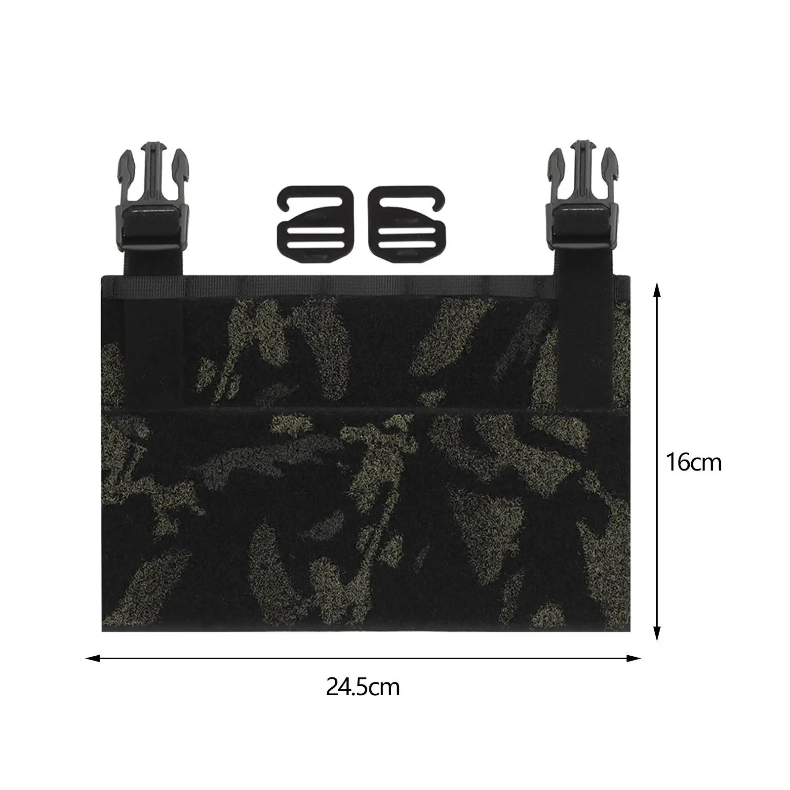 Outdoor Vest Front Panel Adapter Accessory Unisex Quick Release Buckle Equipment for Game Jungle Practice Camping Outdoor