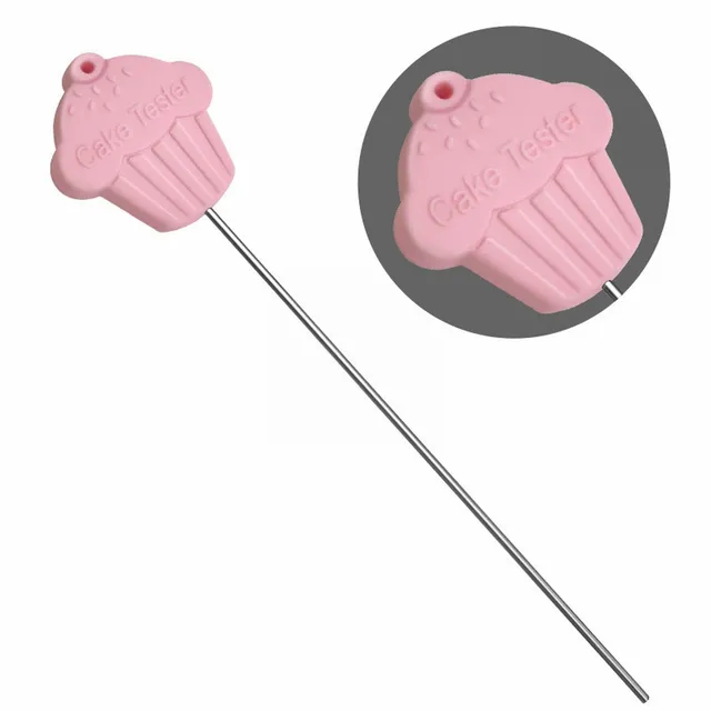 Cakta Tesztelő Rozsdamentes Acél Torta Nyárs Konyha Szonda Tű Újrahasznosítható Hosszú Fém Sütőpályák - Image 4