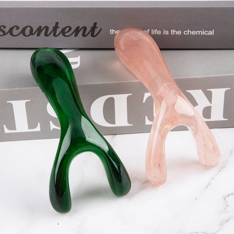 1pcs Facial Nose Gua Sha Scraping Tool Fragrant Resin Gua Sha Tool Body Acupoint Massage Hand Roller SPA Massage Health Tool