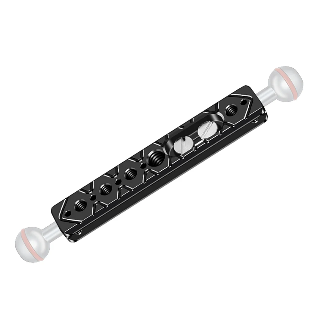 Camera Accessories 120mm Cheese Plate 1/4" 3/8" Arri Locating Hole for DSLR Camera Cage Rig Side Plate Quick Release Mount Light Extension Bracket