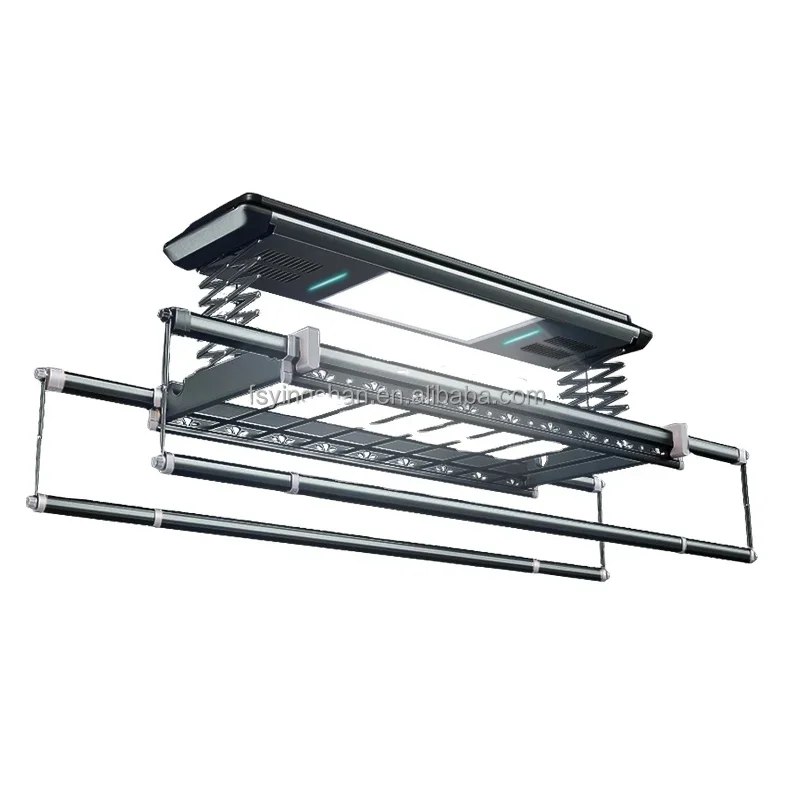 

Smart Remote Control Clothes Dryer Interior Double Ultraviolet Disinfection LED Automated Lifting Clothes Drying Rack