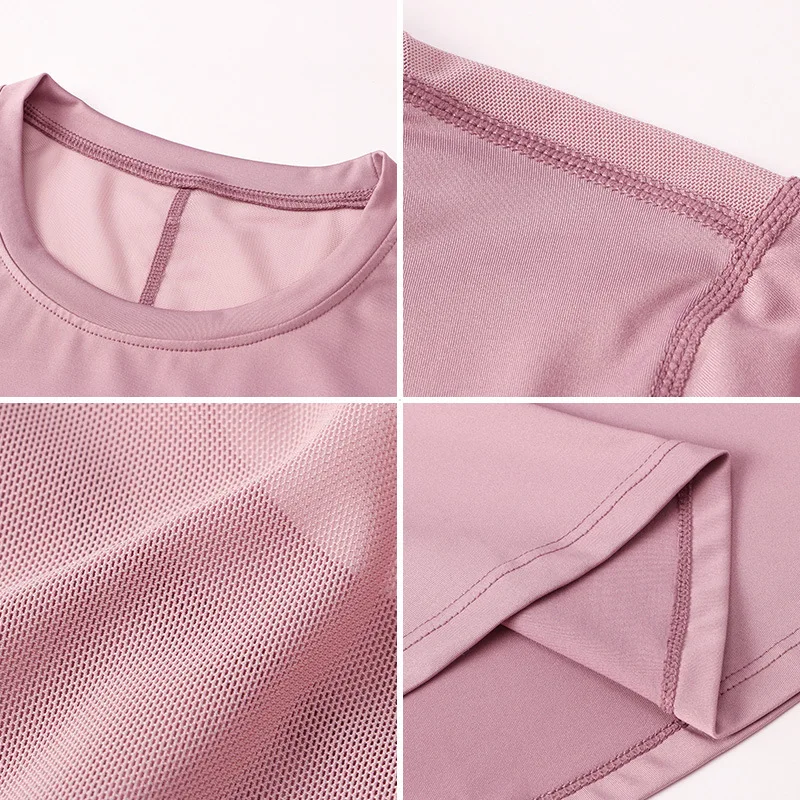 Women Long Sleeve Yoga Tops Quick Dry Fitness Sport Top Mesh Stitching Sportswear Outdoor Running Jogging Sport Shirt sports t shirt yoga top yoga shirt sports shirt