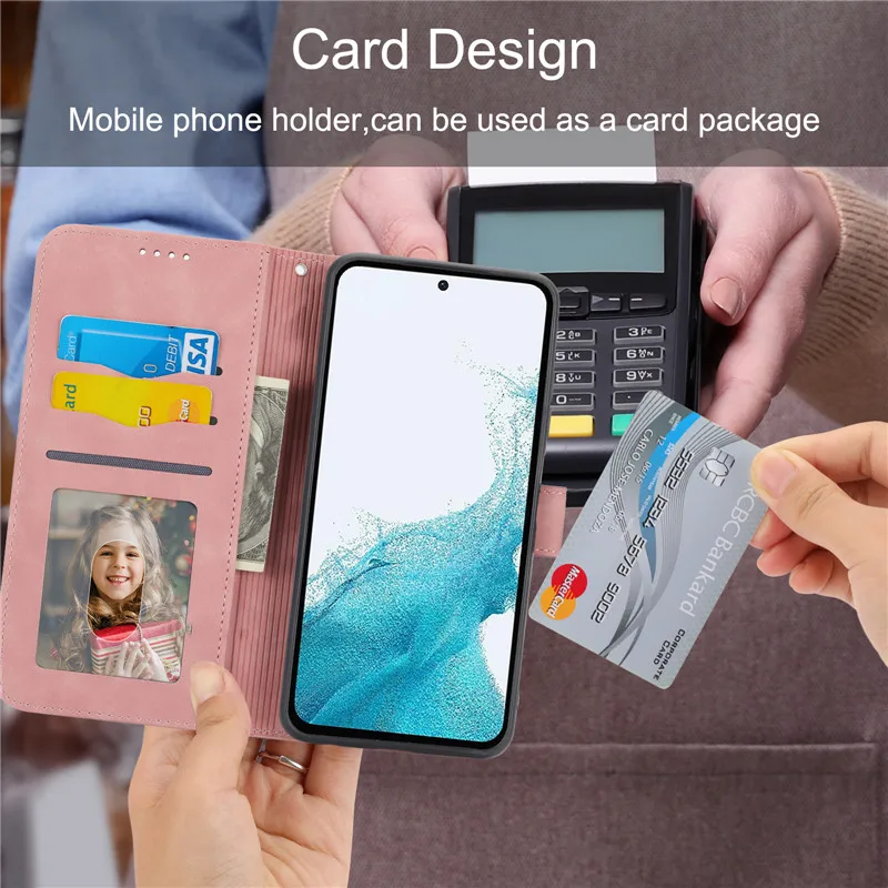 Leather Phone Case Wallet Card Holder Stand Book Cover For Samsung Galaxy A54 A54 5G SM-A546B A546V A546