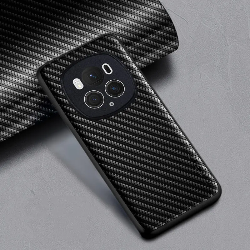 Sleek Carbon Fiber Shockproof Slim Phone Case - Non-Slip Full Body Protection