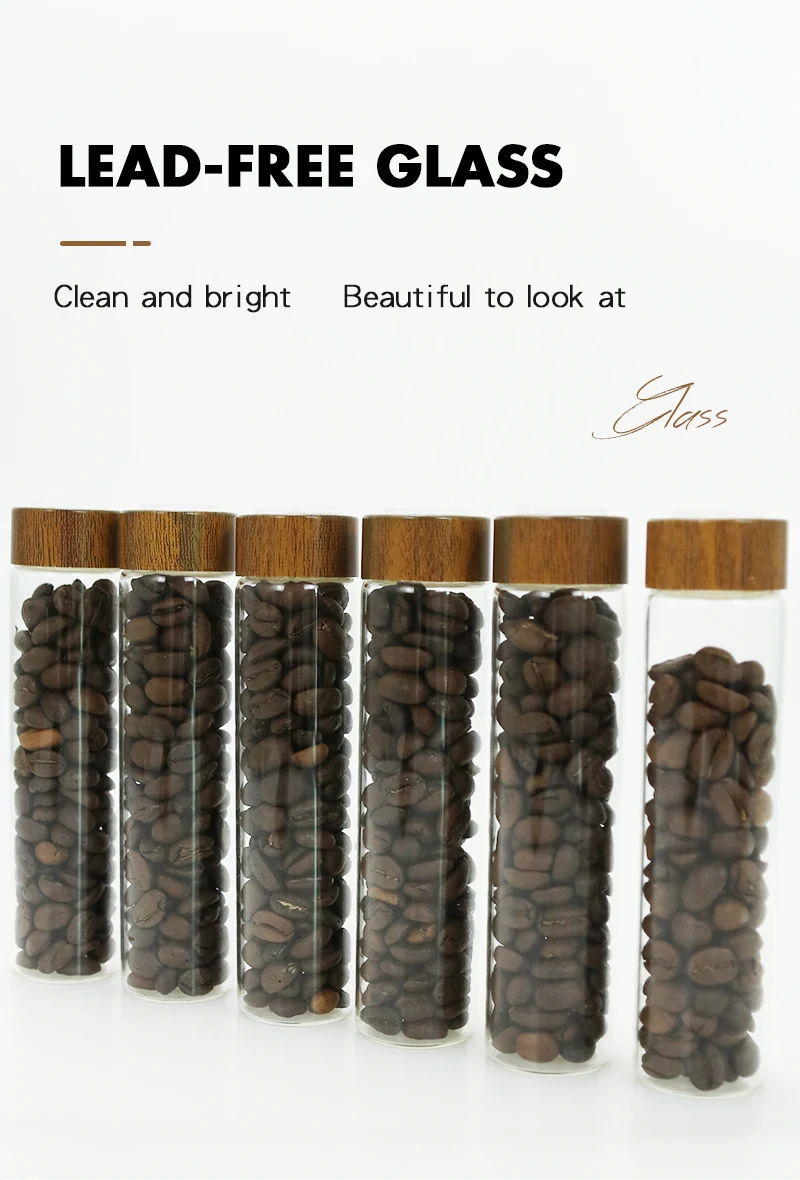 Description Picture 6 of itemCoffee Bean Storage Container Tube Vacuum Single Dose With Breathable Lip Espresso Accessories Barista Tools Coffeeware Sets