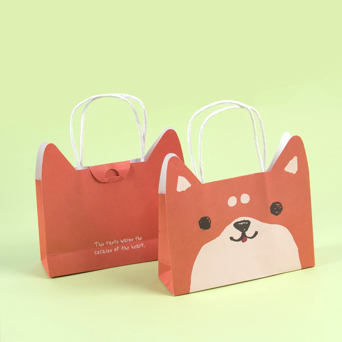 Paper Bags With Cute & Simple Cartoon Design For Children Snack, Gift  Wrapping And Storage, 6pcs/Pack | SHEIN USA