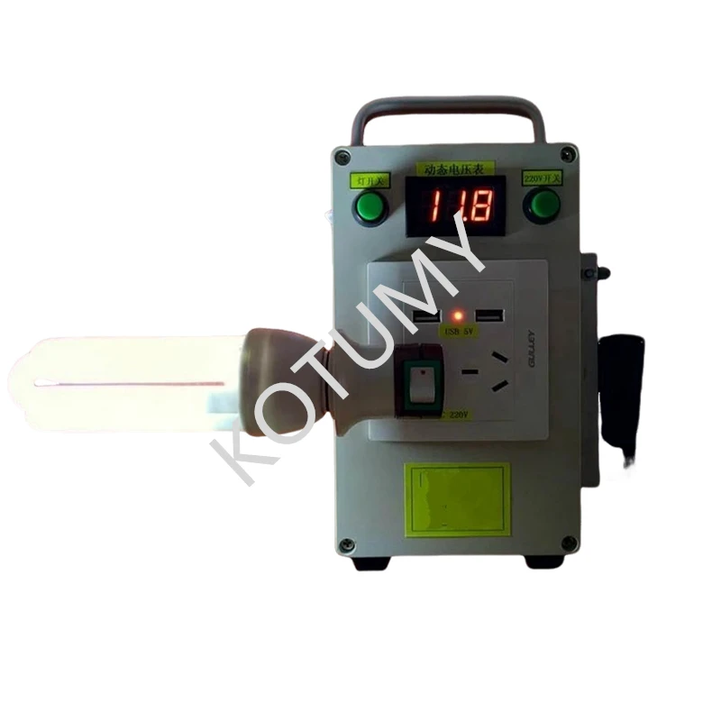 Portable multifunctional Hand Crank generator output 220V 12V 5V