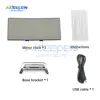 Led Alarm Clock Mirror Curved Screen Digital Alarm Clock With Sleep Temperature For Students Bedroom Living Room Office School 5