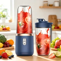 Petit mixeur-presse-agrumes multifonctionnel portable à chargement USB, mini-gobelet à jus électrique domestique pour usage quotidien des étudiants, extracteur de jus personnel, mixeur à smoothies pour les déplacements, les voyages en plein air et la cuisine à domicile 8