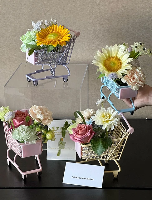 フラワーカート（金属製）