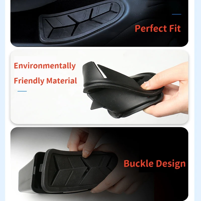 Side Door Trash Can Garbage Can Trash Bin with Cover Storage Box Organizer Accessories For Tesla Model 3 Highland